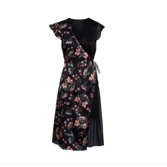 NWT Alex Les Filles multicolor wrap around dress - Picture 3 of 9